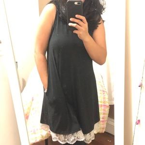Vintage Look Black Lace Dress